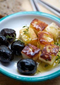 Fried Halloumi Cheese