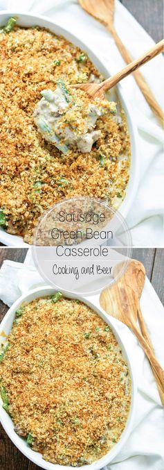 From-Scratch Sausage Green Bean Casserole