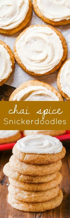 Frosted Chai Spice Sugar Cookies