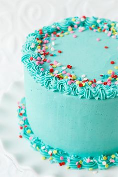 Frosted Funfetti Layer Cake