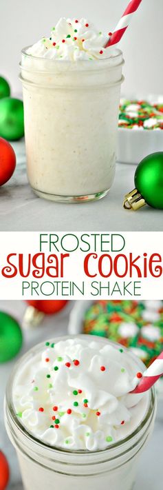 Frosted Sugar Cookie Protein Shake