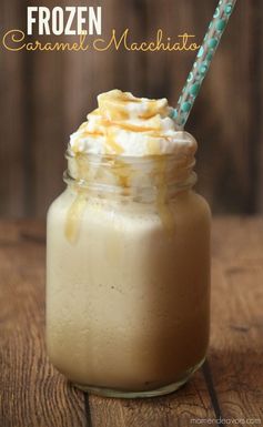 Frozen Caramel Macchiato Iced Coffee