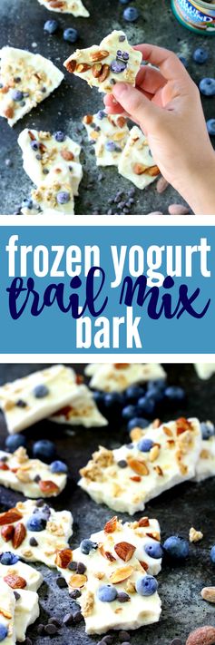 Frozen Yogurt Trail Mix Bark