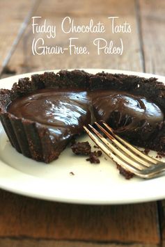 Fudgy Chocolate Tart (Grain-Free, Paleo