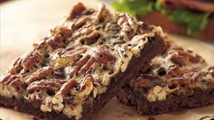 Fudgy Pecan Pie Bars