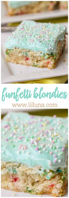 Funfetti Blondies