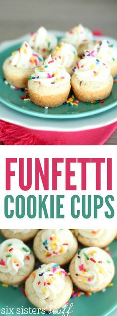 Funfetti Cookie Cups