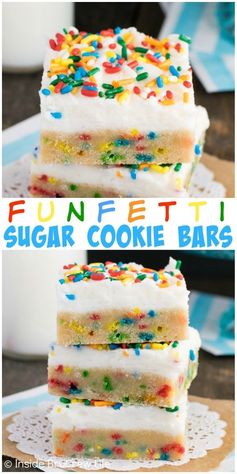 Funfetti Sugar Cookie Bars