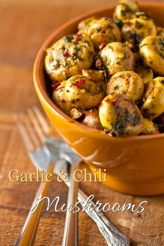 Garlic & Chili Mushrooms