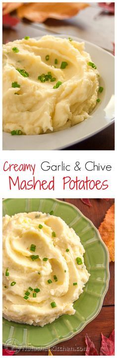 Garlic and Chive Mashed Potatoes