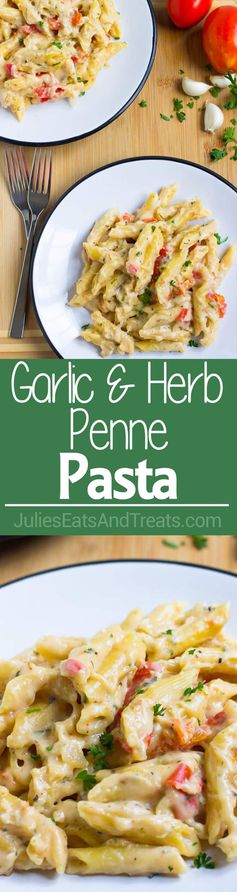 Garlic and Herb Penne Pasta