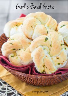 Garlic Basil Knots