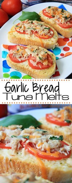 Garlic Bread Tuna Melt