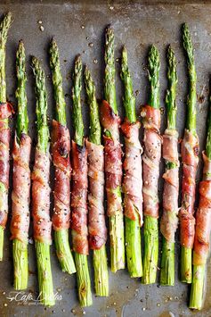 Garlic Butter Prosciutto Wrapped Asparagus