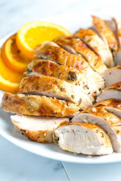 Garlic Herb Roasted Turkey Breast Recipe with Orange