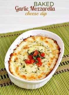 Garlic Mozzarella Cheese Dip