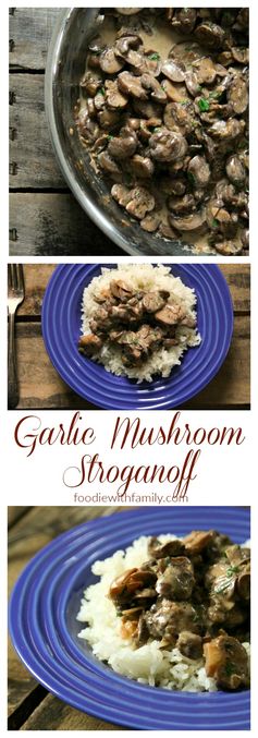 Garlic Mushroom Stroganoff