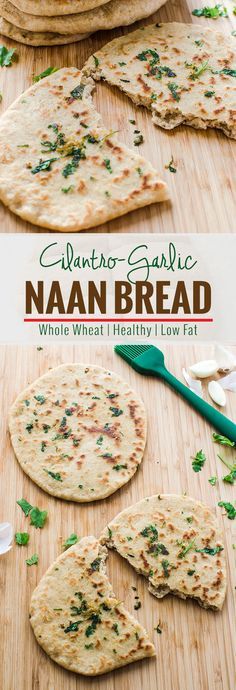 Garlic naan bread