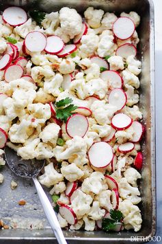 Garlic Parmesan Cauliflower Salad