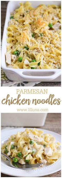 Garlic Parmesan Chicken and Noodles