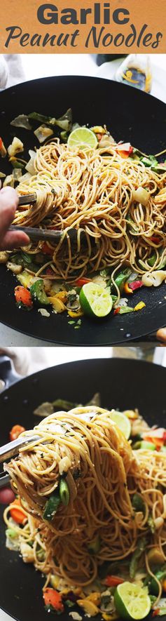 Garlic Peanut Noodles