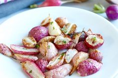 Garlic Roasted Radishes