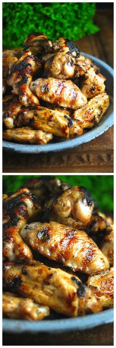 Garlicky Lemon Cuban Chicken Wings