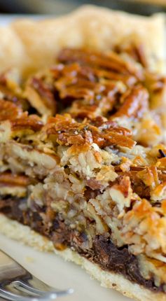 German Chocolate Pecan Pie