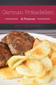 German Frikadellen Recipe with Pan Fried Potatoes