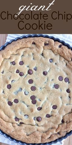 Giant Chocolate Chip Cookie