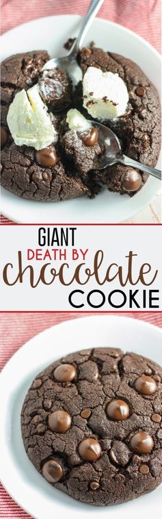 Giant Death by Chocolate Cookie