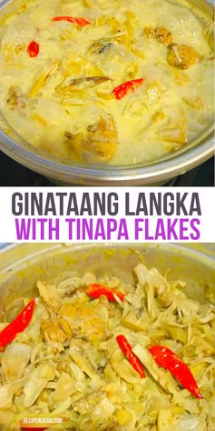 Ginataang Langka with Tinapa Flakes