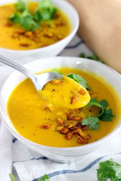 Ginger Turmeric Butternut Squash Soup