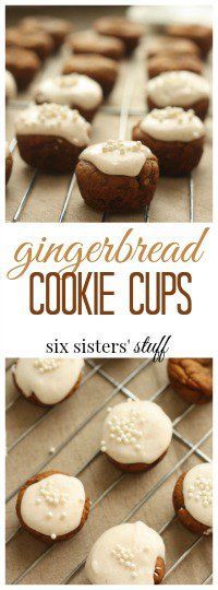 Gingerbread Cookie Cups