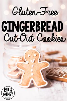 Gingerbread Cut out cookies (gluten free, refined sugar free