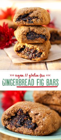 Gingerbread Fig Bars