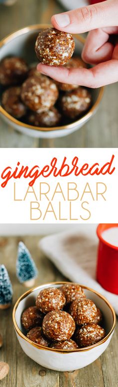 Gingerbread Larabar Balls