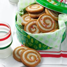 Gingerbread Peppermint Pinwheels