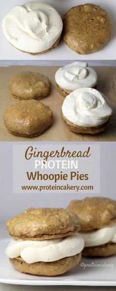 Gingerbread Protein Whoopie Pies