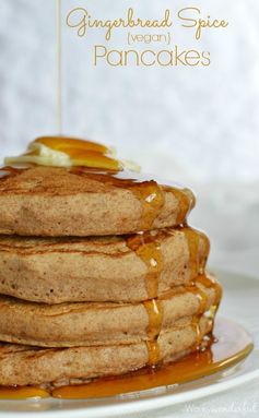 Gingerbread Spice Vegan Pancakes