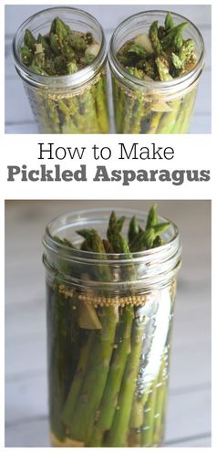 Gingery Pickled Asparagus