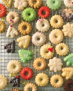 Glazed Spritz Cookies