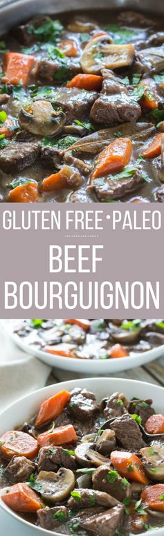 Gluten Free Beef Bourguignon (Beef Burgundy