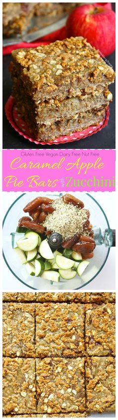 Gluten Free Caramel Apple Pie Bars