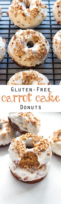 Gluten-Free Carrot Cake Donuts