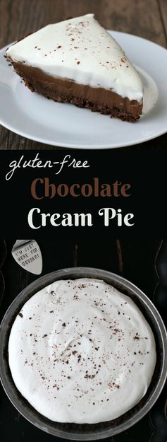 Gluten-free Chocolate Cream Pie