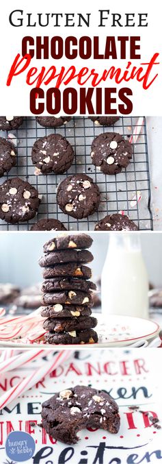 Gluten Free Chocolate Peppermint Cookies