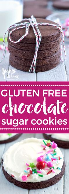 Gluten Free Chocolate Sugar Cookies