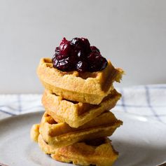 Gluten-Free Cornbread Waffles