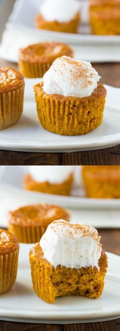 Gluten-Free Crustless Pumpkin Pie Cupcakes (Dairy-Free